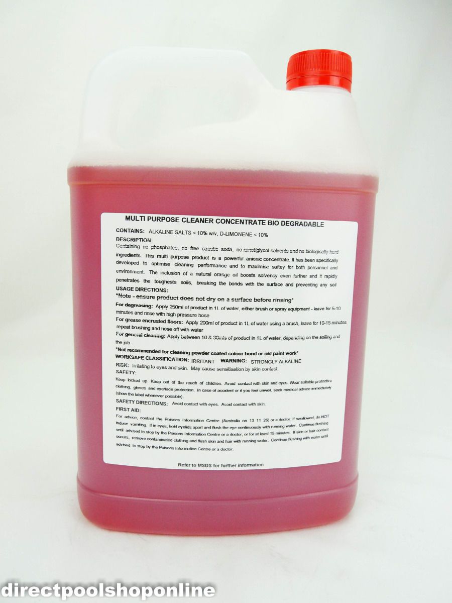 Citra Fresh Citrus Cleaner Detergent Degreaser Concentrate Houshold