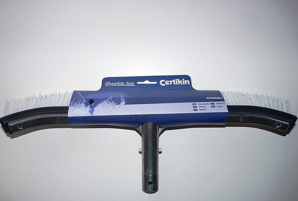 Certikin Pool Brush 46cm Aluminium Backed Deluxe Swimming Pool Brush