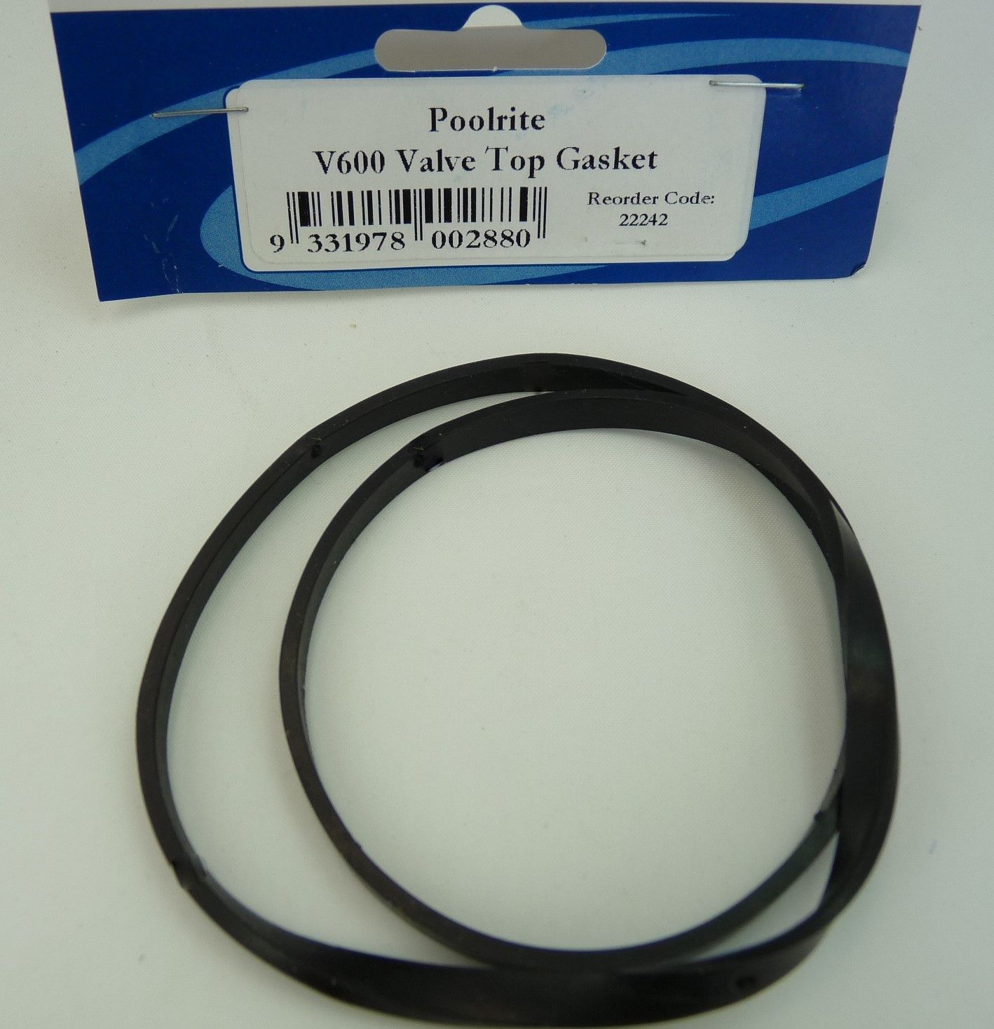Poolrite Enduro Pool Pump Lid Gasket Oring & V600 Filter Valve Gasket