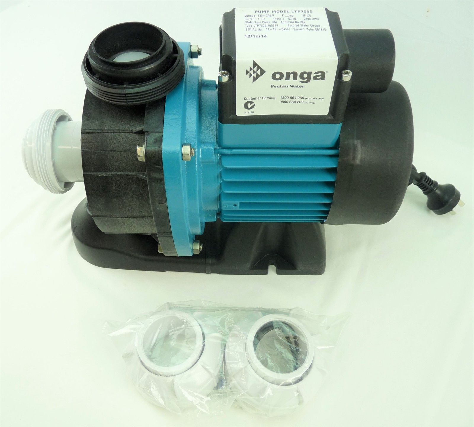 Onga LTP750S Leisure Time Solar Pump 1.00 HP Leisuretime Swimming Pool