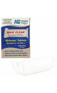 Glitter Plus Tablets 125g Clarifier Tablet - Fast Acting Pool Clarifier 