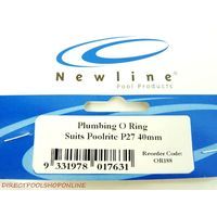 Poolrite P27 40mm Union Oring - Fits Poolrite 40mm pipe unions filter & pump