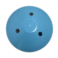 Swimming Pool Main Drain Cover Easy Fit Weighted High Dome - Light Blue