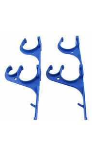 Swimming Pool Telescopic Pole & Brush-Hose Hanger 'n' Holder