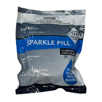 Pool Water Clarifier Lo Chlor Sparkle Pill Tablet 125g x 8 Pack