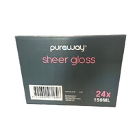 Puraway Sheer Gloss Clarifier 150ml X 24 Carton - Swimming Pool Clarifier