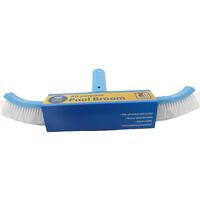 Pool Brush Aussie Gold 45cm Curved Pool Wall Brush Broom - 2 Year Warranty