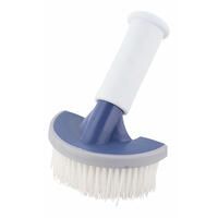 Life Spa Brush Hot Tub Brush - Semi Circular Design With Non Scratch Rubber Edge