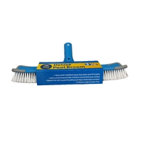 Aussie Gold 45cm x 10cm Extra Deep Pool Brush Deluxe Curved Wide Pool Broom - 3 Year Warranty