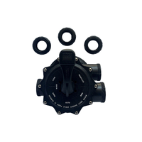 Waterco Sand Filter Multi Port Valve 50mm Ports-Clamp Type - 228058 Top Mount
