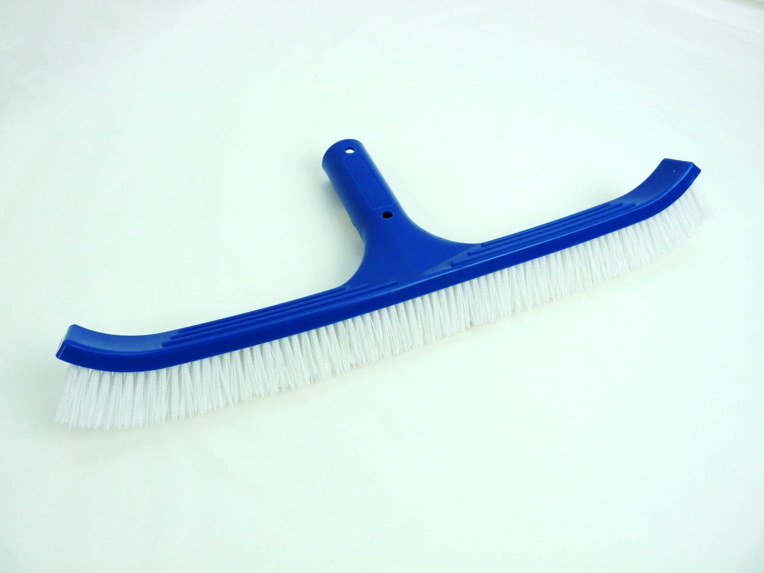 Nu Wave 45cm Pool Wall Brush Curved Heavy Duty Broom Swimming Pools