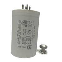 Capacitor 25uF WB40 With Pins 45 Dia x 71 Long Pool/Spa Pump