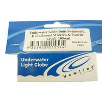 Halogen Pool Light Globe 12v 100w Poolrite Waterco Swimworld Stroud Hilite