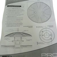 Spa Electrics Pool & Spa Safety Pro Suction Cover SE9 40mm Pipe Slip Fit White