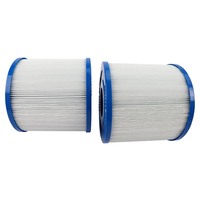 Spa-Quip SQ1040 Square Face Skimmer Filter Cartridge Set of 2