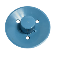Swimming Pool Main Drain Cover Easy Fit Weighted High Dome - Light Blue
