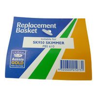 Filtrite Sk950 / SKB900 Quiptron Pool Skimmer Basket C/w Brass Handle