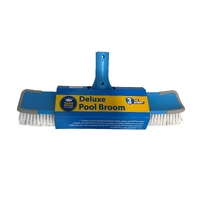 Aussie Gold 45cm x 10cm Extra Deep Pool Brush Deluxe Curved Wide Pool Broom - 3 Year Warranty