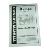 Onga Pantera Pool Pump PPP1100 1.25HP 1KW Swimming Pool & Spa Pump