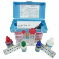 4 in 1 Test Kit Professional Pool & Spa Water Test Kit Chlorine/Bromine PH TA