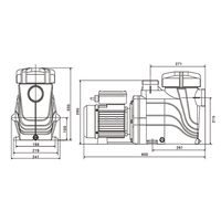 Davey StarFlo DSF300 1100W Swimming Pool Pump 1HP - Retro Fits Astral CTX & E Series