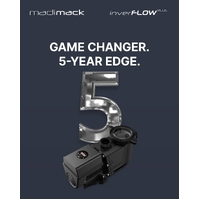 Madimack InverFlow PLUS 2 hp Inverter Variable Speed Pool Pump 6 Star Rated 5 Year Warranty