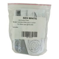 Spa Electrics Pool & Spa Safety Pro Suction Cover SE9 40mm Pipe Slip Fit White