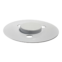 Swimming Pool Main Drain Cover / Hydrostatic Valve Cover - Low Profile White