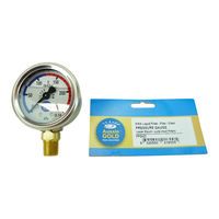 New Pool Filter Pressure Gauge Side Mount Aussie Gold Wika S/S - Sand & Cartridge Filters