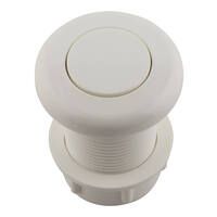Splash Spa & Pool Air Switch Button Standard 46mm Top Dia White with Locking Nut