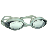Swim Sportz Champion Goggles - Chlidrens 4+ Swimming Goggle UV Silicone Anti Fog[CLEAR WHITE]