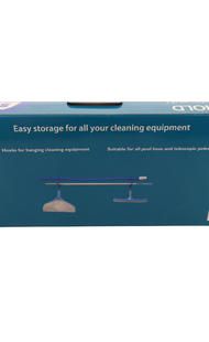 Swimming Pool Telescopic Pole & Brush-Hose Hanger 'n' Holder