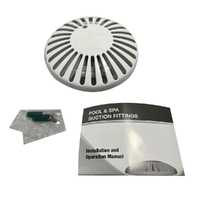 Waterco Safety Suction Cover Slip Fit White 40mm Pipe - Concrete Pool 