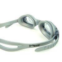 Swim Sportz Champion Goggles - Chlidrens 4+ Swimming Goggle UV Silicone Anti Fog[BLACK]