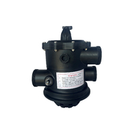 Waterco Sand Filter Multi Port Valve 50mm Ports-Clamp Type - 228058 Top Mount