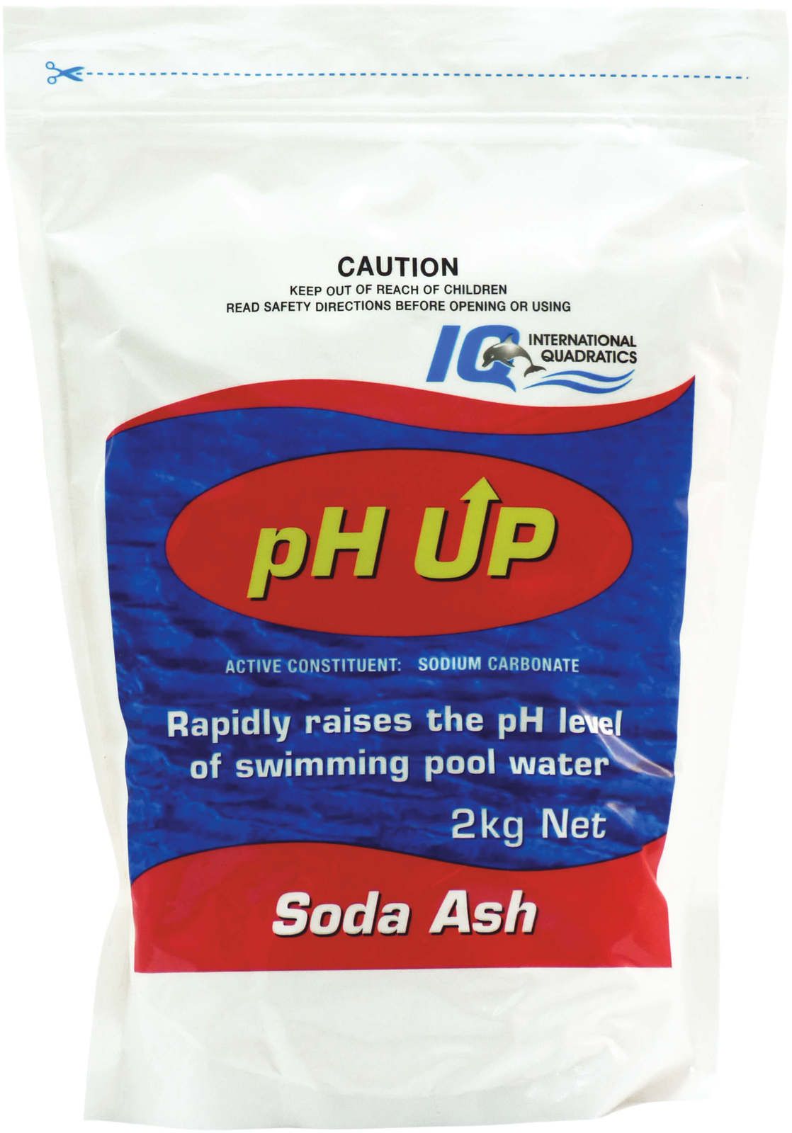 IQ PH-UP Swimming Pool Water PH Increases Soda Ash 2kg 