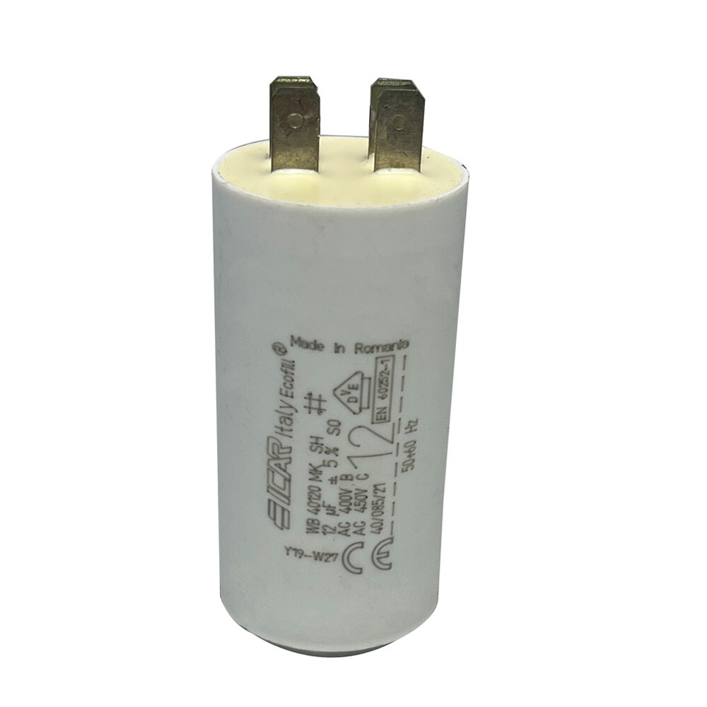Capacitor 12uf WB40 With Pins 35 x 71 Pool/Spa pump