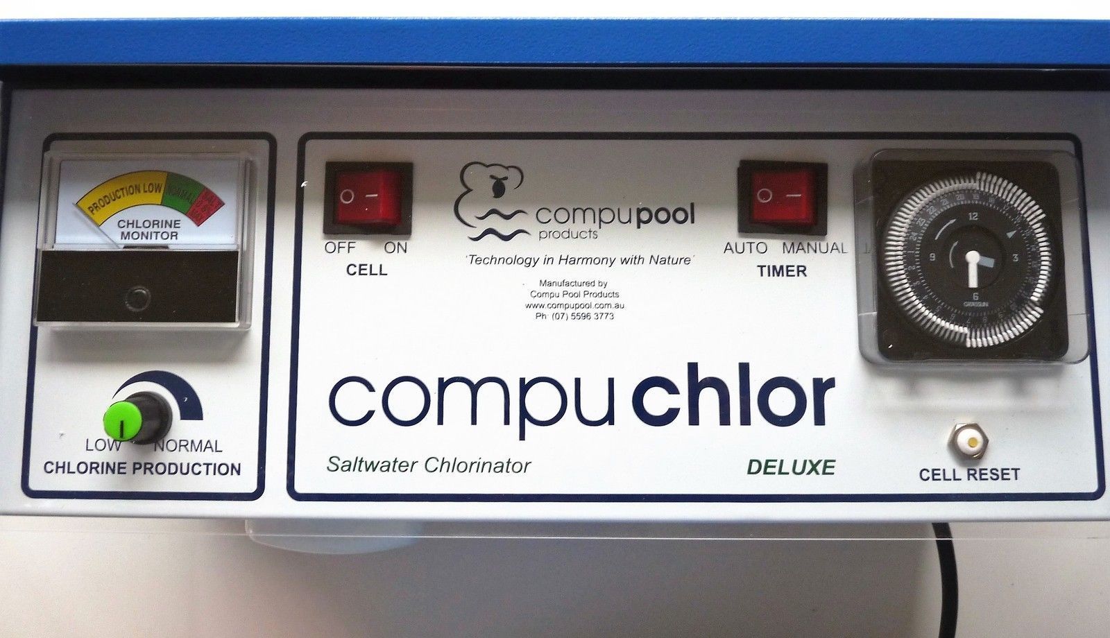 Compu Pool A200 Salt Chlorinator RP Self Cleaning 60-80,000 ltr Swimming Pool