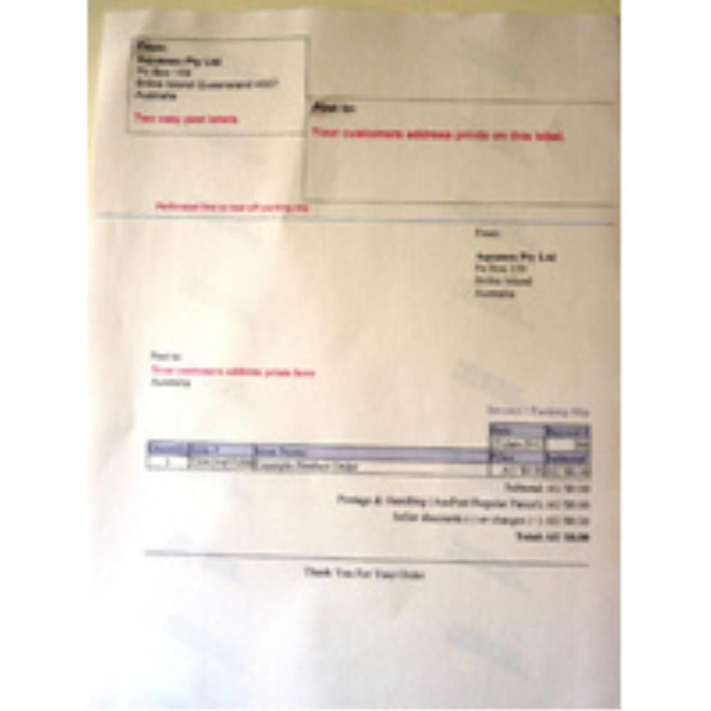10 ebay integrated a4 post printing address label packing slip ebay packing slip