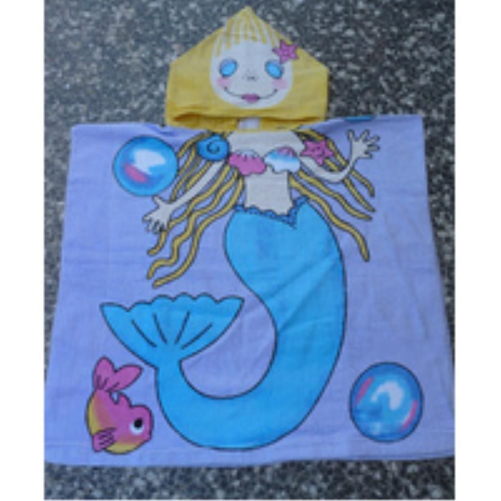 mermaid poncho towel