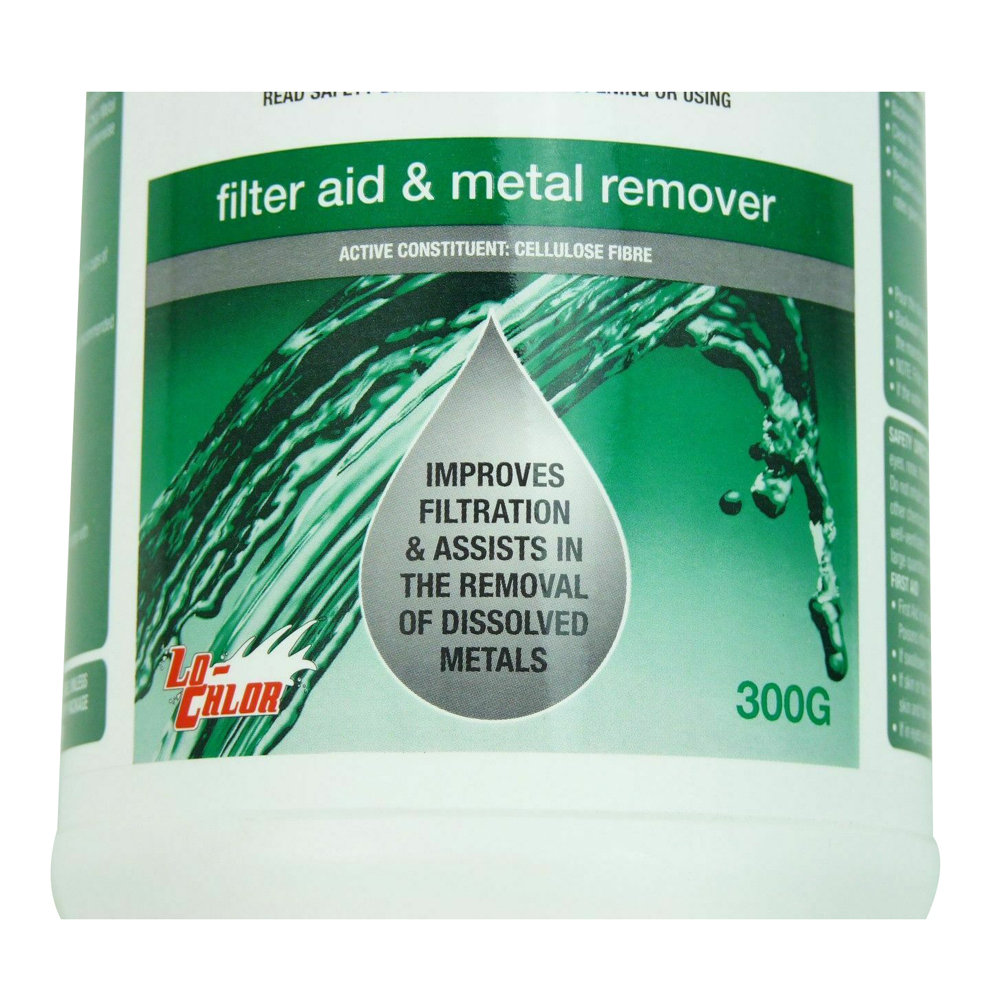 LoChlor Metal Remover Swimming Pool Filter Aid - Removes Metals From Pool Water