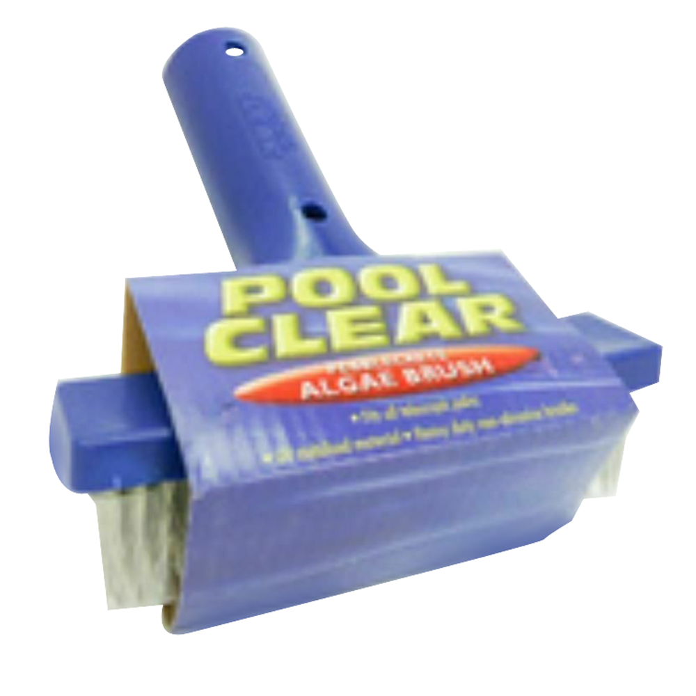 Pool Clear Pool Algae Brush Swimming Pool Cleaner - Heavy Duty Stainless Steel