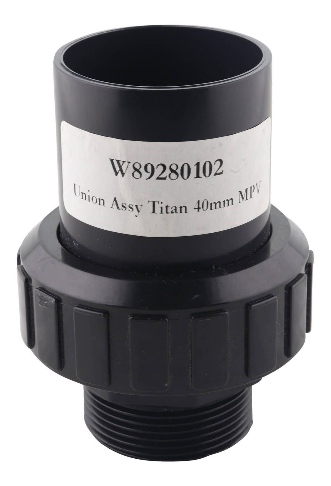 Zodiac Titan/Emaux Filter Union Assembly 40mm Barrel Union Single W89280102