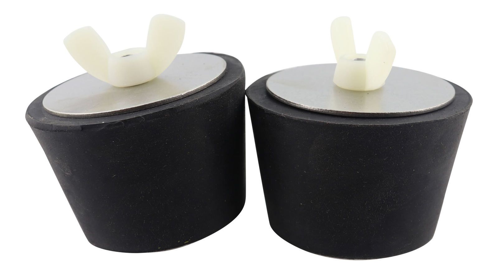 Twin Expansion Plug Rubber Tapered 50 mm Plug For Swimming Pool Pipework 50mm x2