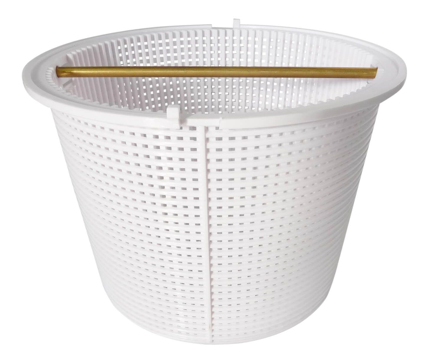 Quiptron Skimmer Basket c/w Brass Handle - Aussie Gold Quiptron Basket 
