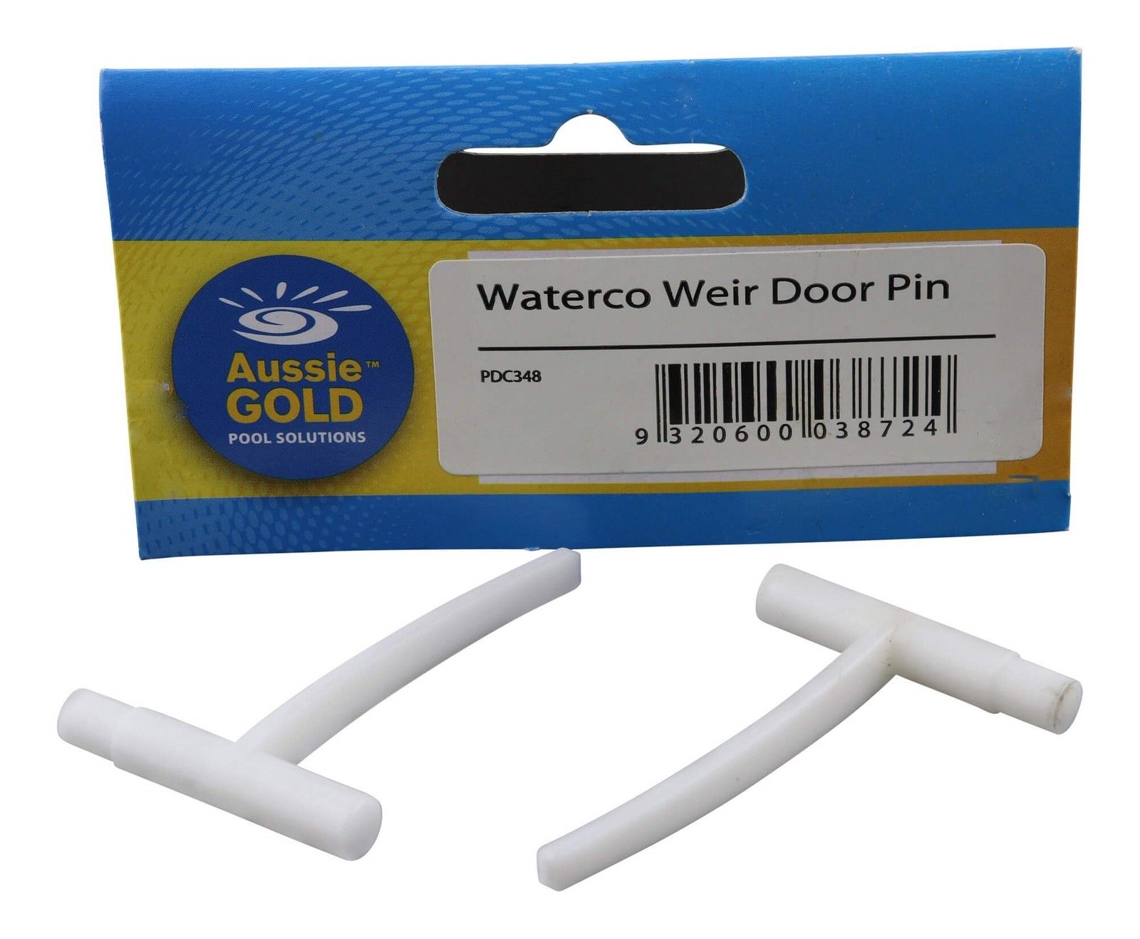 Waterco Weir Door Clips S75 Nally Skimmer Weir Door Clip Pair Hinge Pins