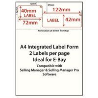 10 ebay integrated a4 post printing address label packing slip ebay packing slip