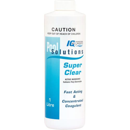 IQ Pool Solutions Super Clear - Pool Water Super Clarifier 1 Ltr