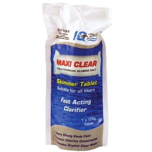 Glitter Plus Tablets 125g Clarifier Tablet - Fast Acting Pool Clarifier 