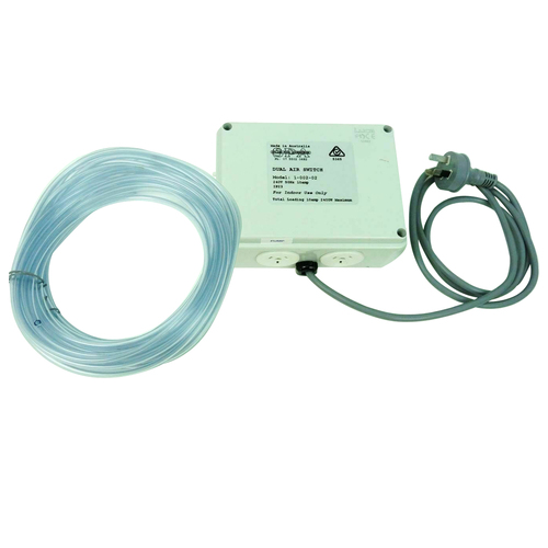 Pool & Spa Air Switch Controller Dual 2 x 10amp Plug Sockets Splash Electronics